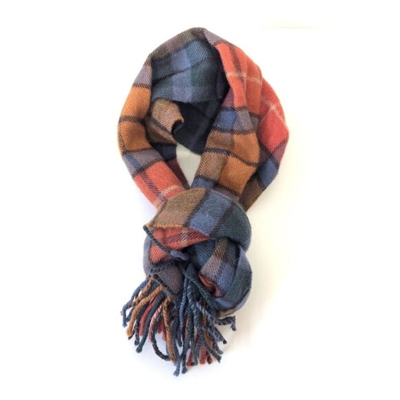Highland Tartan Tweeds of Scotland 100% Lambswool Buchanan Antiques Scarf